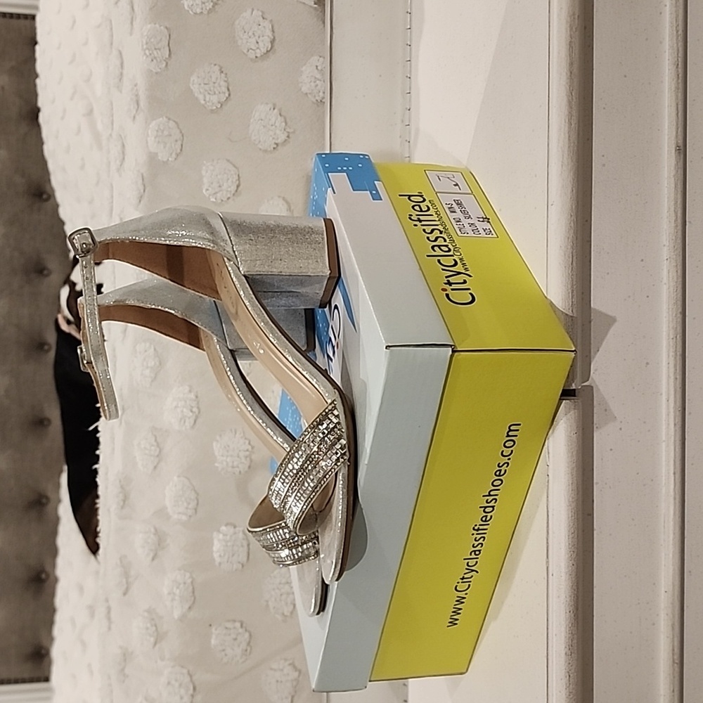 Silver heels
